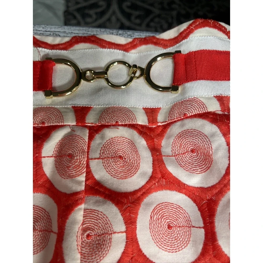 Antonio‎ Melani red dot skirt size 14 Length 23 Waist 18